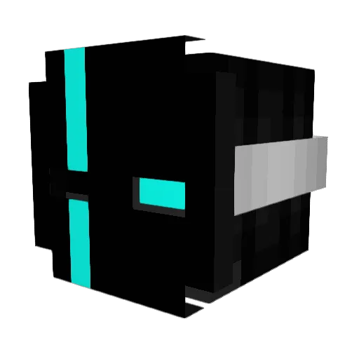 EV3TS Minecraft avatar head, 3D render
