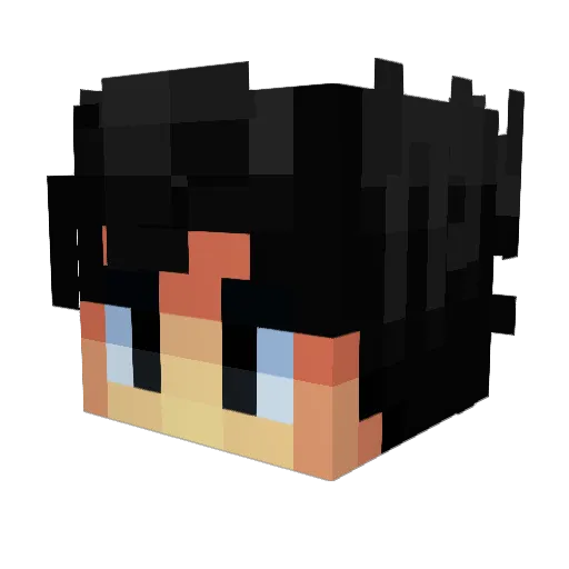 EVARGAS07 Minecraft avatar head, 3D render