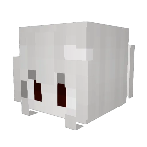 EVILBUNNI67 Minecraft avatar head, 3D render