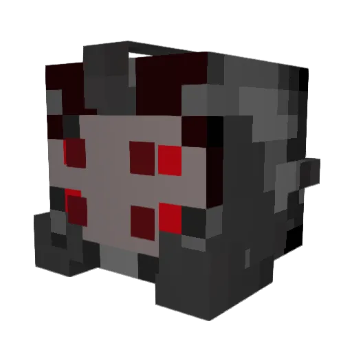 EVILtf Minecraft avatar head, 3D render