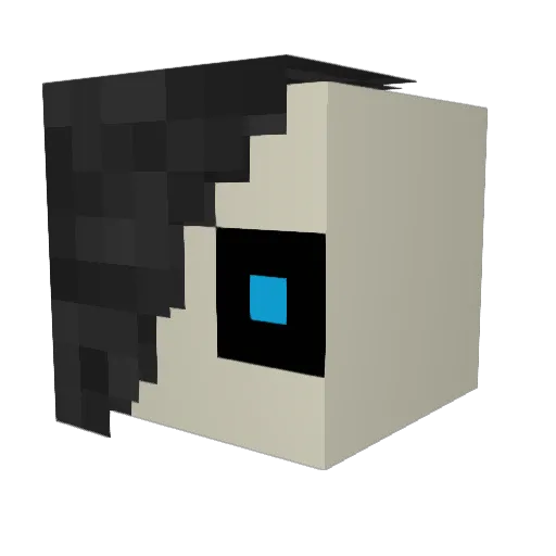 EVIS_PUSLI Minecraft avatar head, 3D render