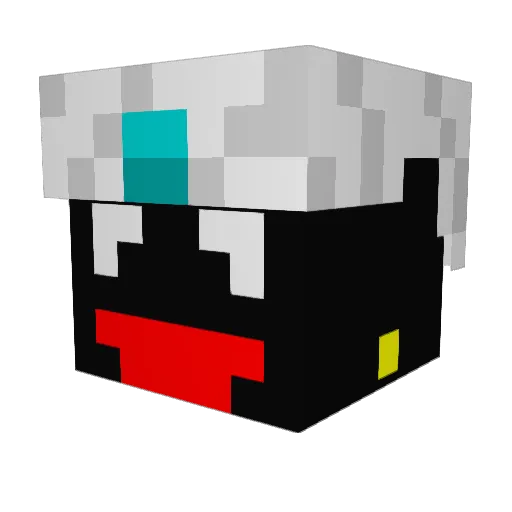 EVLMNKYRULES Minecraft avatar head, 3D render