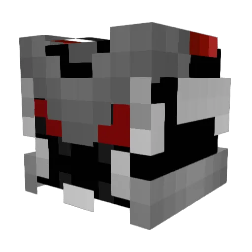 EVOBigBoi Minecraft avatar head, 3D render