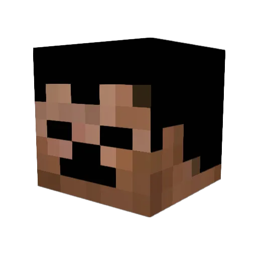 EVeryDay__ Minecraft avatar head, 3D render