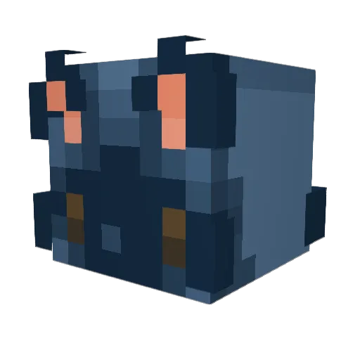 EX0RDIUM Minecraft avatar head, 3D render