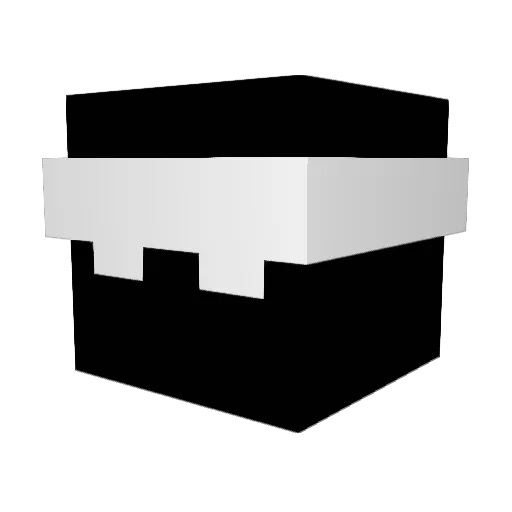 EXEODUS Minecraft avatar head, 3D render