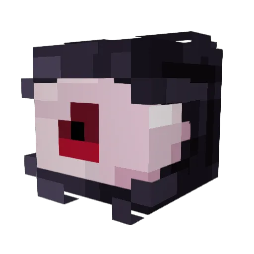 EXG5 Minecraft avatar head, 3D render
