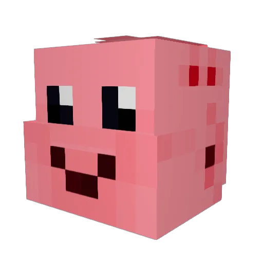 EXOTIC_W0LFZ Minecraft avatar head, 3D render