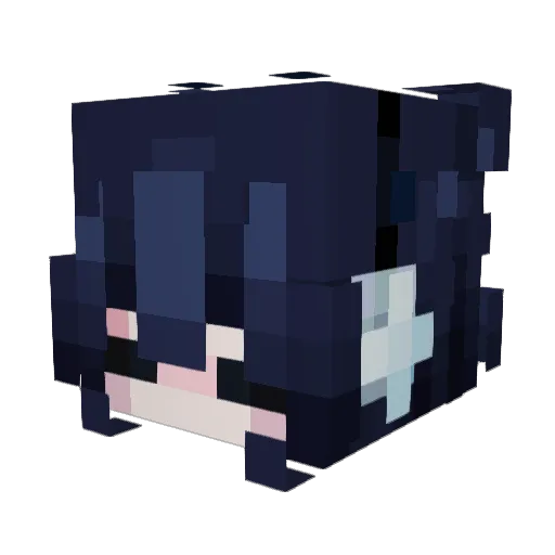 EXPLOSIV0 Minecraft avatar head, 3D render