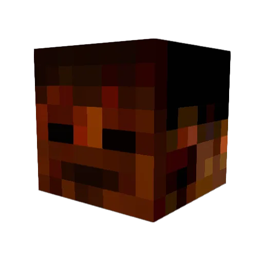 EXTINCAO Minecraft avatar head, 3D render