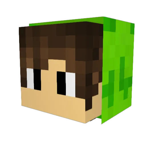 EXTREMAINER32 Minecraft avatar head, 3D render
