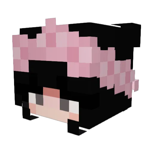 EXTRIS Minecraft avatar head, 3D render