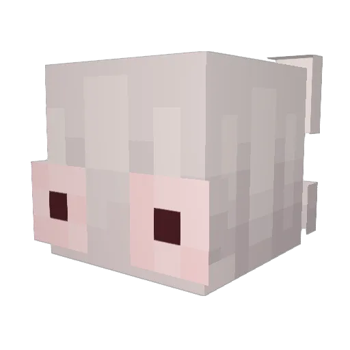 EXZCody Minecraft avatar head, 3D render