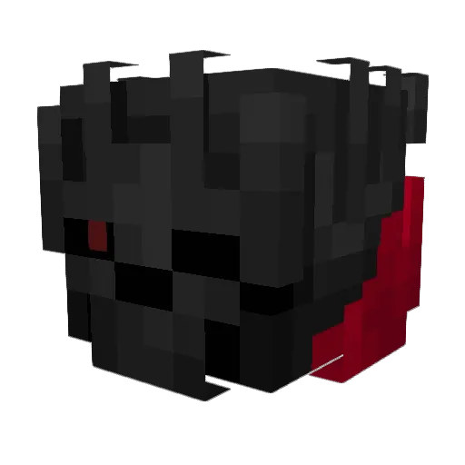 EXZIST244 Minecraft avatar head, 3D render
