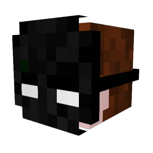 EXotic_Viper Minecraft avatar head, 3D render