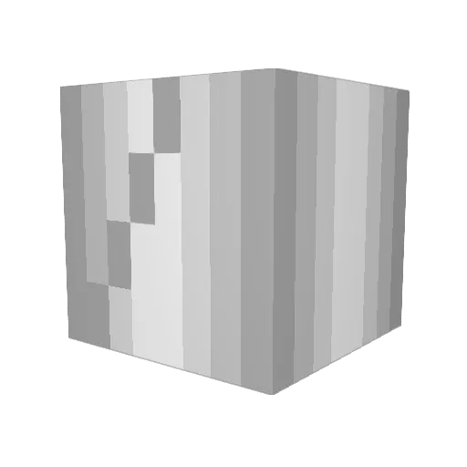 EXtep Minecraft avatar head, 3D render