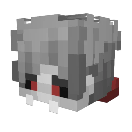 EXxZAM Minecraft avatar head, 3D render