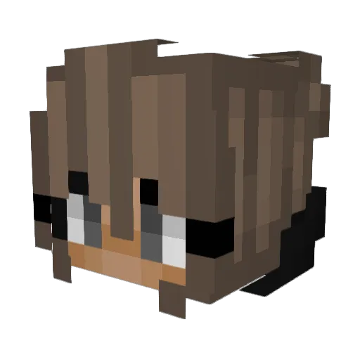 EYFAM23 Minecraft avatar head, 3D render