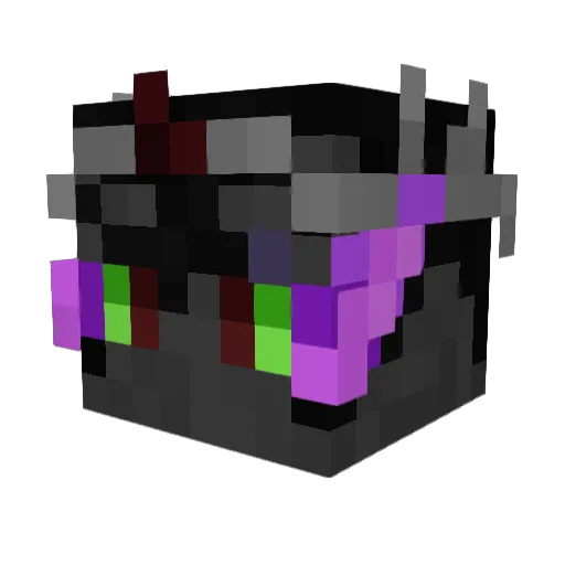 EZ1112 Minecraft avatar head, 3D render