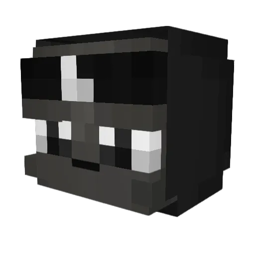EZCLAPZ_ Minecraft avatar head, 3D render