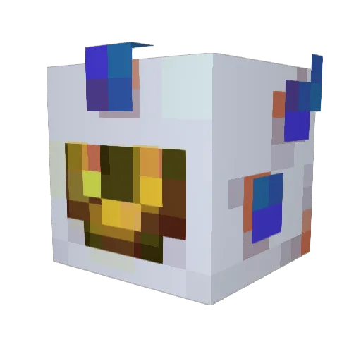 EZCRed1 Minecraft avatar head, 3D render