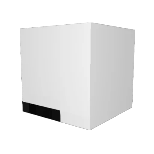 EZD69 Minecraft avatar head, 3D render