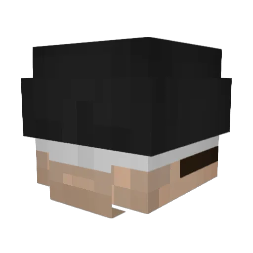 EZDIEZDIKIM Minecraft avatar head, 3D render