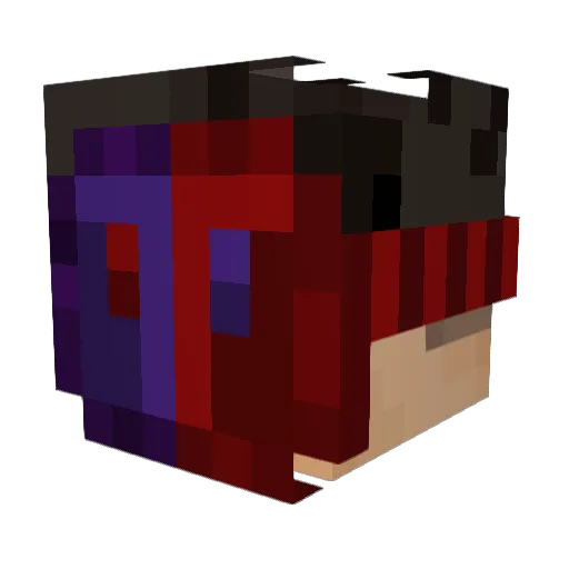 EZER16 Minecraft avatar head, 3D render