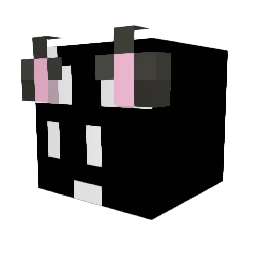 EZHYeoh Minecraft avatar head, 3D render
