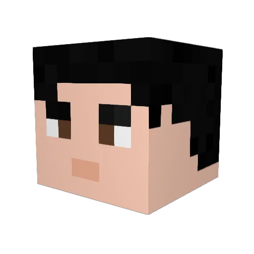 EZILLA016 Minecraft avatar head, 3D render