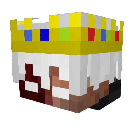 EZIOLOP Minecraft avatar head, 3D render