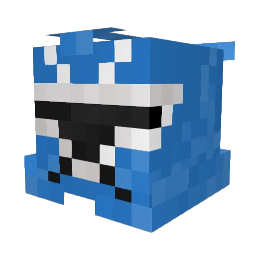 EZMANROCKS Minecraft avatar head, 3D render