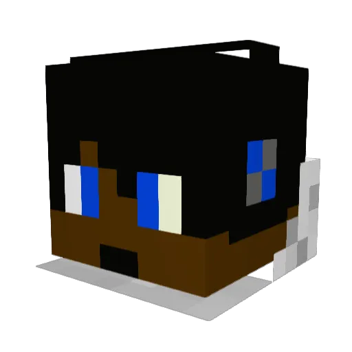 EZMoney3202 Minecraft avatar head, 3D render
