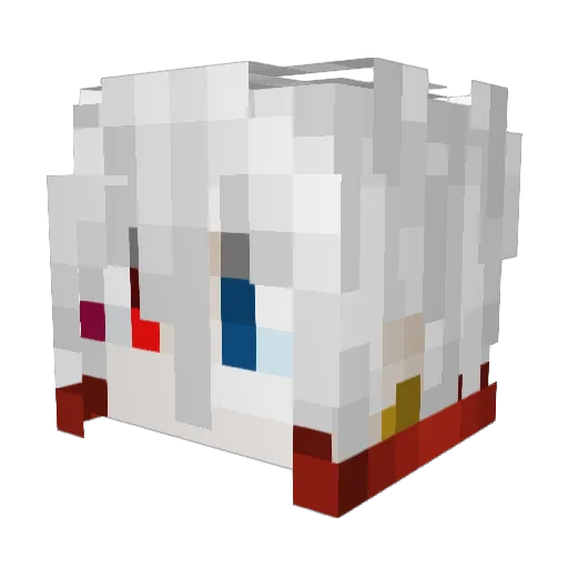 EZO8787 Minecraft avatar head, 3D render