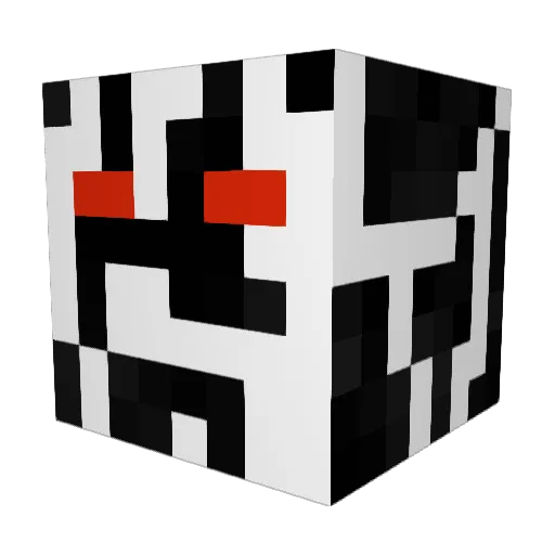 EZP1003 Minecraft avatar head, 3D render
