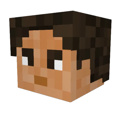 EZRA981 Minecraft avatar head, 3D render