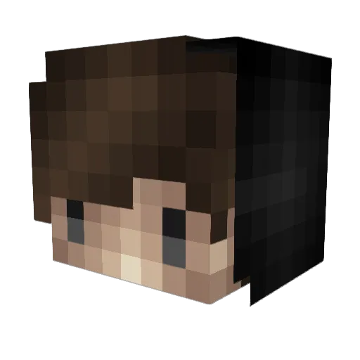 EZ_QuickDrop Minecraft avatar head, 3D render