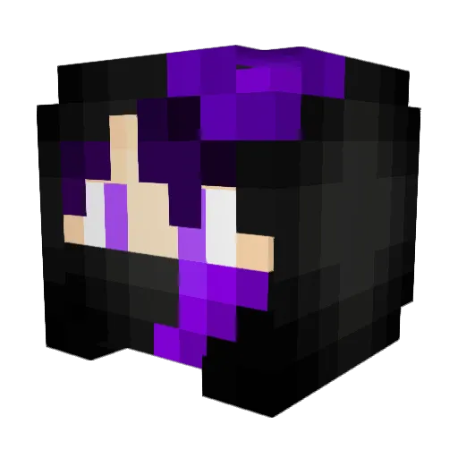 EZ_Recon Minecraft avatar head, 3D render