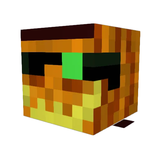 EZbrothers Minecraft avatar head, 3D render