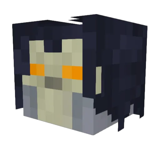 E_Crab Minecraft avatar head, 3D render