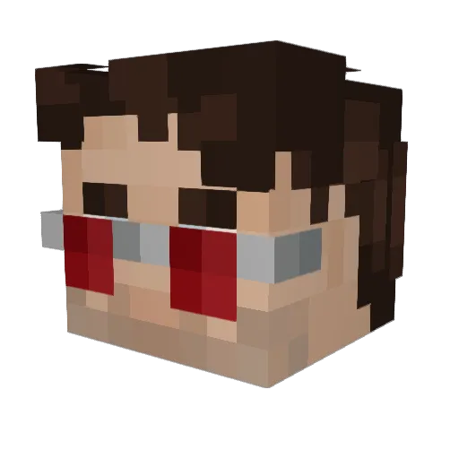 E_Dogggg Minecraft avatar head, 3D render