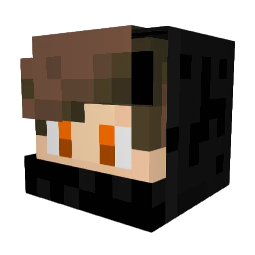 E_Gamer10 Minecraft avatar head, 3D render
