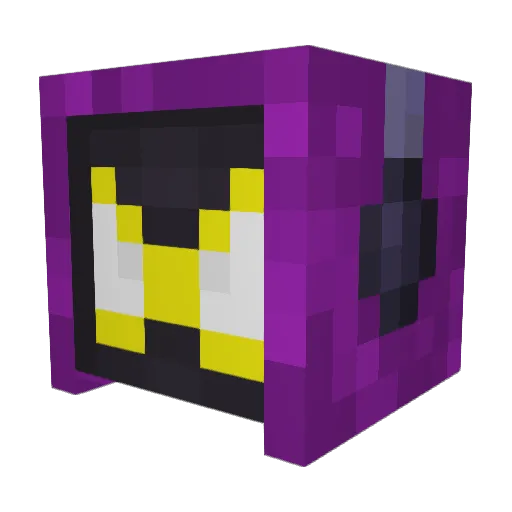 E_Lalo Minecraft avatar head, 3D render