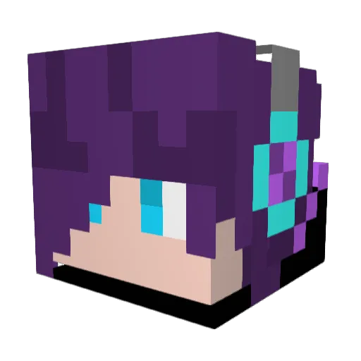 E_Moon_R Minecraft avatar head, 3D render