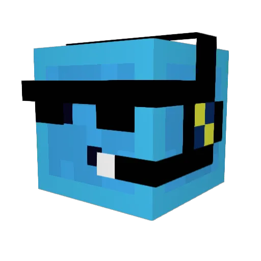 E_Ozman Minecraft avatar head, 3D render