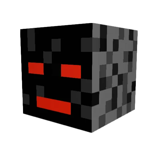 E_S_T Minecraft avatar head, 3D render