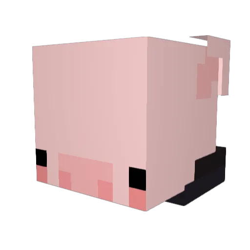 E_Simes Minecraft avatar head, 3D render