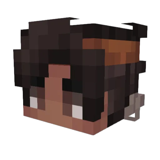 E_X_T_R_E_M_E Minecraft avatar head, 3D render