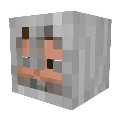 E__Rupt Minecraft avatar head, 3D render