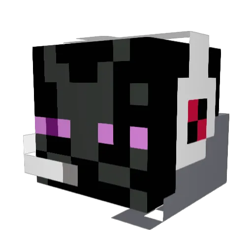 E_huang687 Minecraft avatar head, 3D render